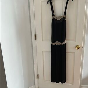 Black Lace Trimmed night sleep S size M